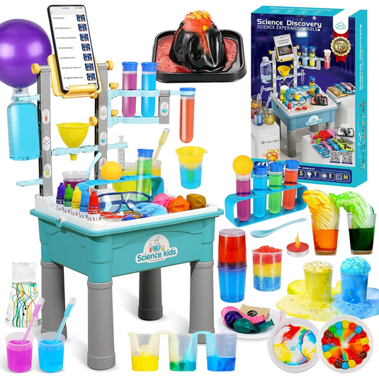 Set de laborator științific pentru copii cu accesorii de experimente