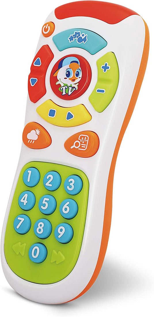 Telecomanda de Jucarie, MY FIRST REMOTE, cu Sunete, Muzica si Lumini, in Engleza, Multicolor
