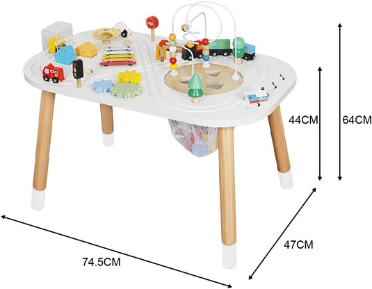Măsuță senzorială 10 în 1 multicoloră, imaginea 4