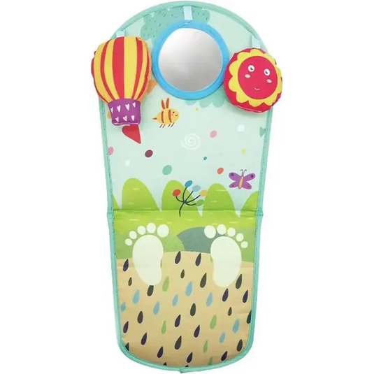 Centru de activitati BabyDrive, Utilizare Dubla Scaun Auto/Patut, Oglinda, Simulator, Sunete si Culori Atractive, Jucarii Interactive, Curele Reglabile, Multicolor
