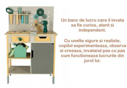 Atelier pentru copii LittleWorkshop din lemn, imaginea 4