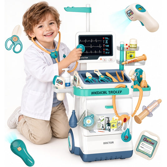 Set doctor cu 26 de piese și cărucior