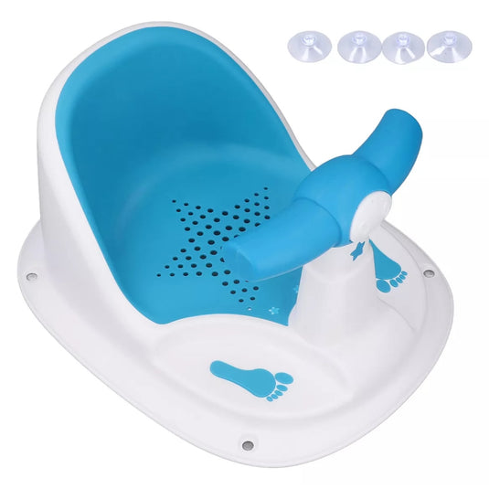 Scaun de baie bebeluși albastru SmartVibe