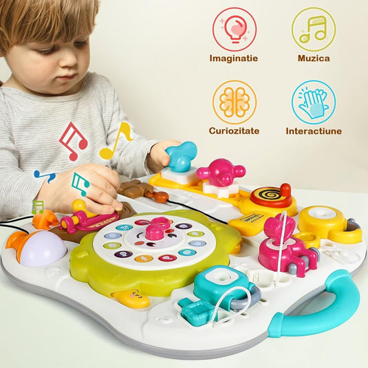 Busy board cu ceas și macara Smartybaby