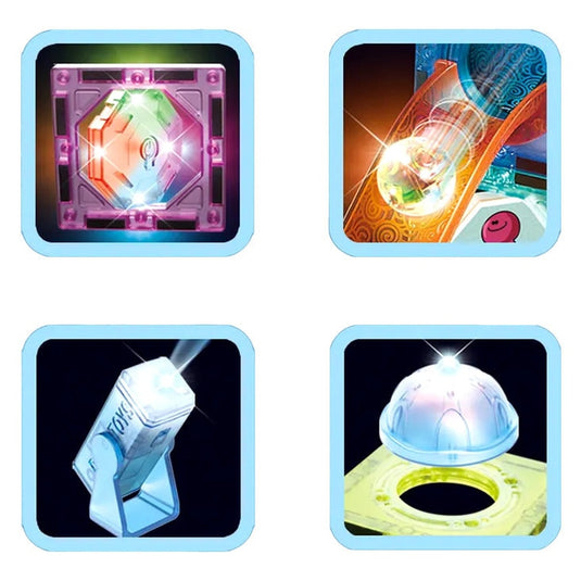 Set mare de piese magnetice Magic Light