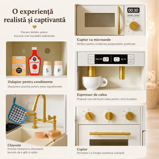 Bucătărie de jucărie cu espressor Baking Magic