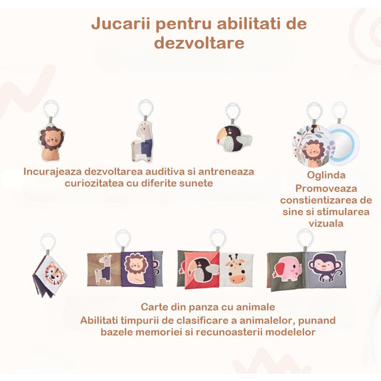 Salteluță muzicală cu tematică savană