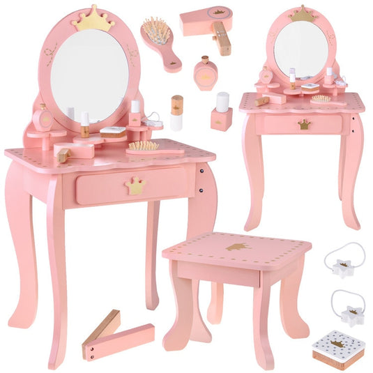 Măsuță de machiaj rose gold BellePrincesse