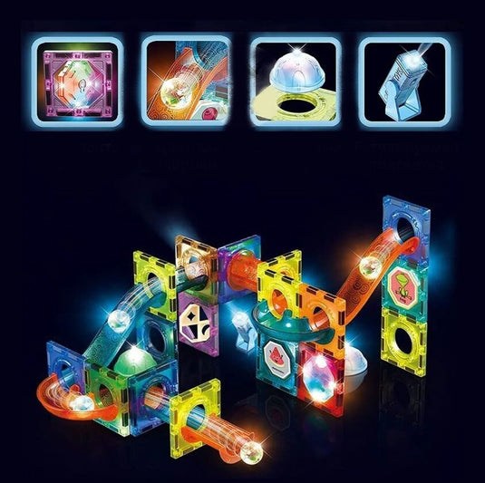 Set mare de piese magnetice Magic Light
