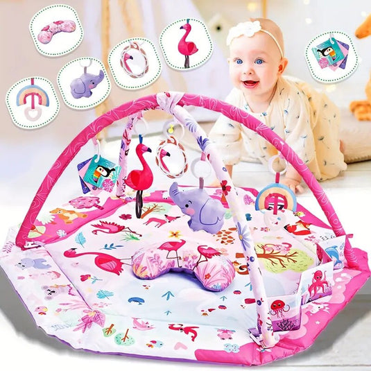 Saltea de joacă cu țarc FlamingoBeBe