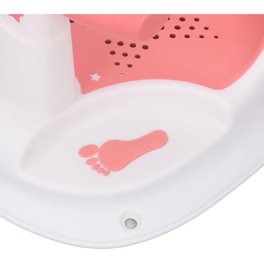 Scaun de baie bebeluși roz SmartVibe