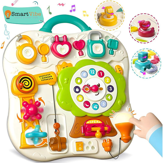 Busy board cu ceas și macara Smartybaby
