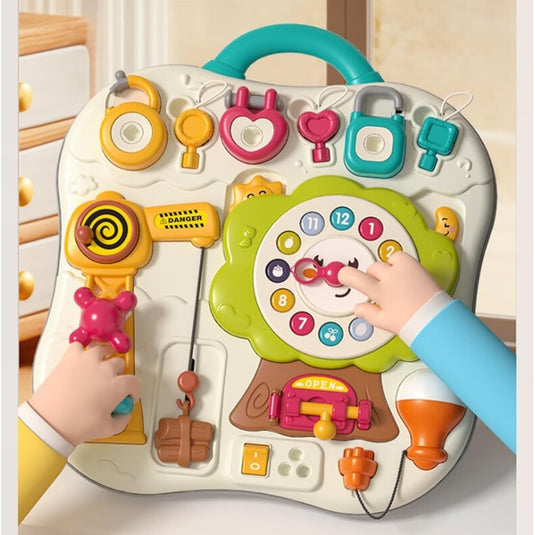 Busy board cu ceas și macara Smartybaby