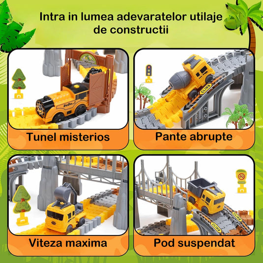 Pistă flexibilă cu tren electric FunTrack