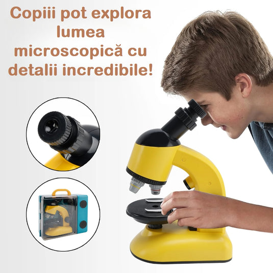 Microscop pentru copii cu LED, 640x