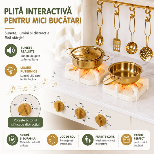 Bucătărie pentru copii cu sunete FrenchBistro