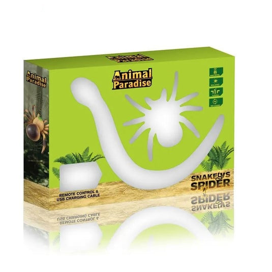 Set Jucarii Interactive pentru Copii, Sarpe si Paianjen cu Telecomanda, Miscari Realiste, Incarcare prin USB, Miscari Realiste, Telecomanda cu Infrarosu, Indiggo, 3ani+, Galben
