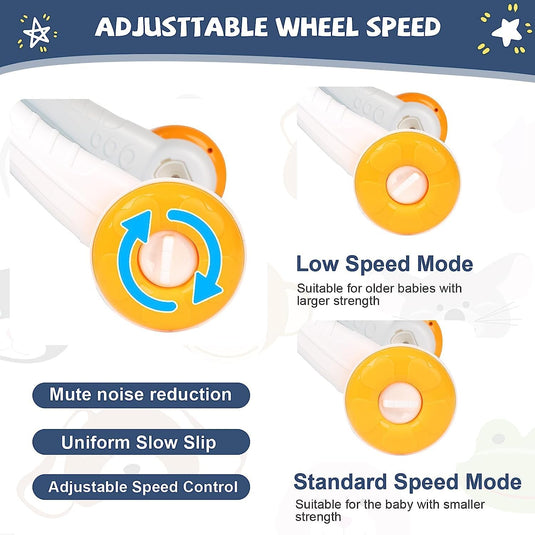 Antemergator Multifunctional 2 in 1, LittleSteps KinderVibe™, cu Activitati Interactive, Tabla Detasabila de Desenat, Sortator cu Forme, Panou Interactiv Detasabil, Roti Antiderapante, Blue Breeze