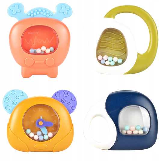 Centru de Activitati, KinderVibe, cu Pian Detasabil, cu Sunete si Lumini, cu Zornaitoare si Diverse Jucarii, Oglinda Detasabila, Volum Ajustabil, Roz