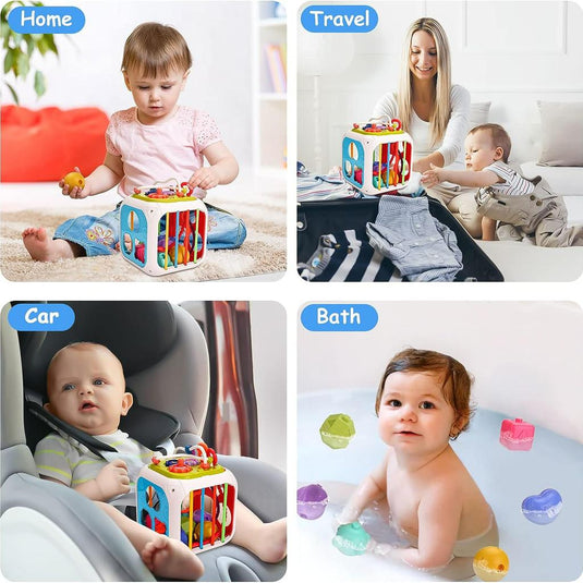 Cub de activități senzorial 7 în 1, imaginea 7