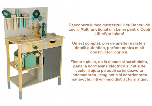 Atelier pentru copii LittleWorkshop din lemn, imaginea 2