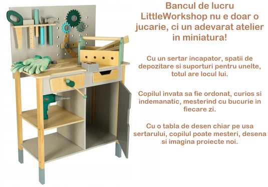 Atelier pentru copii LittleWorkshop din lemn, imaginea 3