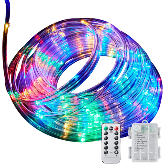 Banda LED pentru Trambulina, Telecomanda Control de la Distanta, 8 Moduri, Impermeabila, Multicolor