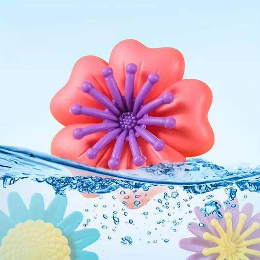 Set Creativ de Constructie 3D - Flower Garden Indiggo@, Gradina cu Flori Modulare, Include 332 Piese, Valiza pe Roti si Maner, Jucarie Educativa pentru Copii, Green Purple