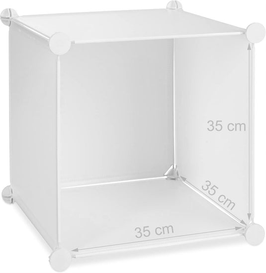 Dulap Modular Copii DreamAnimals Indiggo®, Organizator Jucarii si Haine, 9 Compartimente cu Usi, Raft pentru Camera Copilului, Biblioteca Modulara, Greutate Maxima Suportata Aproximativ 5 kg / Compartiment, Dimensiuni - 110x110x37 cm, 3 Ani+, Green