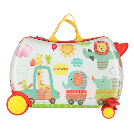 Resigilat: Geanta de Voiaj pentru Copii RollyUP UniqViBE® Multifunctional cu Functie Scaun de Plimbare, Roti 360° Doua