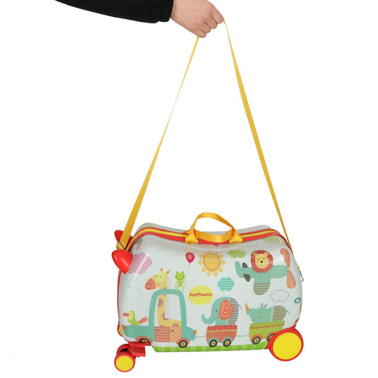 Resigilat: Geanta de Voiaj pentru Copii RollyUP UniqViBE® Multifunctional cu Functie Scaun de Plimbare, Roti 360° Doua