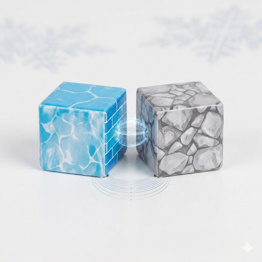 Set de Constructie SmartBlocks Indiggo@, Include 124 de Piese, Joc Educativ 3D pentru Copii, Constructii STEM, Blocuri Magnetice Rezistente, Cuburi Magnetice Colorate, Dezvoltare Creativitate si Gandire Logica, 3 Ani+, Blue