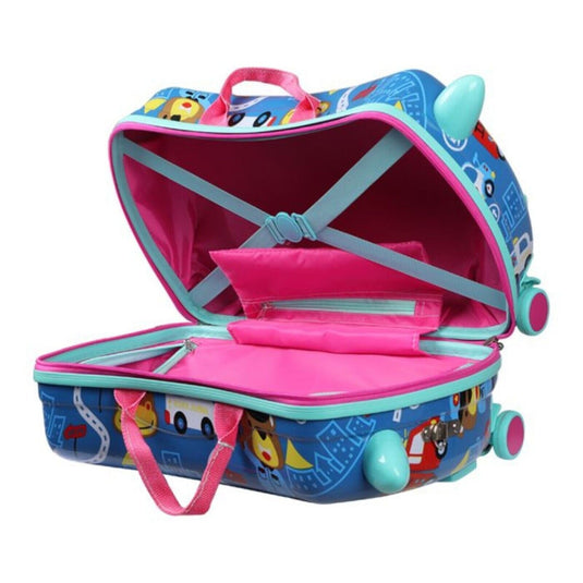 Resigilat: Geanta de Voiaj pentru Copii RollyUP UniqViBE® Multifunctional cu Functie Scaun de Plimbare, Roti 360°, Doua