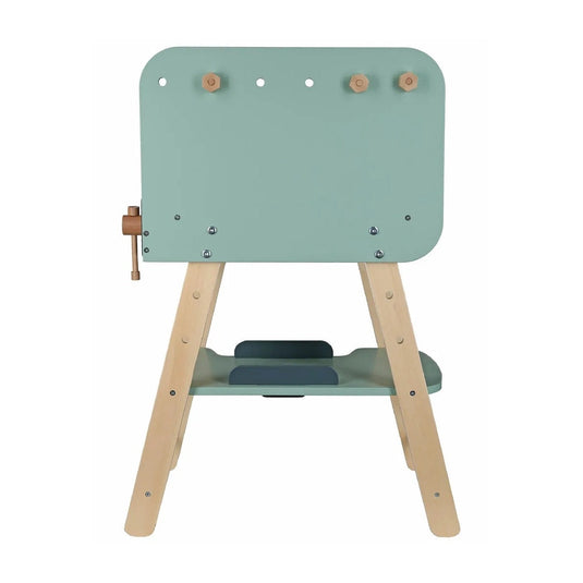Resigilat: Banc de Lucru Multifunctional din Lemn pentru Copii Montessori Little Workbench cu Fierastrau, Cheie Fixa