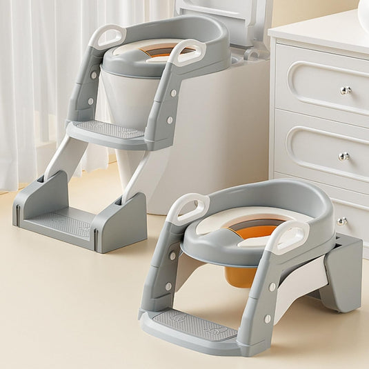 Resigilat: Reductor Multifunctional 3in1 CozyMood Indiggo® cu Perna Moale Detasabila si Lavabila, Inaltator si Scaunel