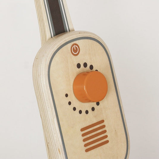 Jucarie din Lemn pentru Copii Dusty Cleaner Indiggo@, Aspirator Interactiv si Educativ, Include 6 Discuri din Lemn, 3 Ani+, Brown