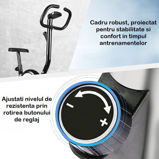 Resigilat: Bicicletă fitness HomeGym X3Ride SilentRun