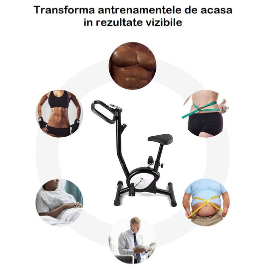 Resigilat: Bicicletă fitness HomeGym X3Ride SilentRun