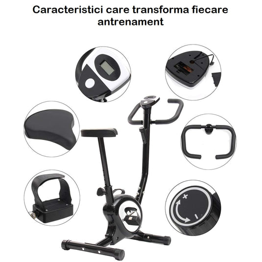 Resigilat: Bicicletă fitness HomeGym X3Ride SilentRun