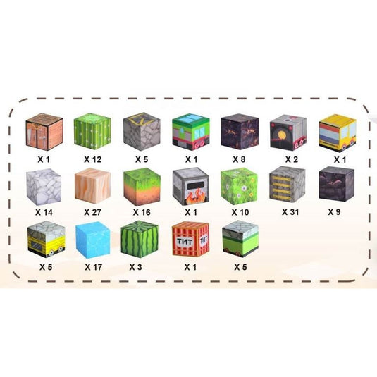 Set de Constructie SmartBlocks Indiggo@, Include 169 de Piese, Joc Educativ 3D pentru Copii, Constructii STEM, Blocuri Magnetice Rezistente, Cuburi Magnetice Colorate, Dezvoltare Creativitate si Gandire Logica, 3 Ani+, Blue Ocean