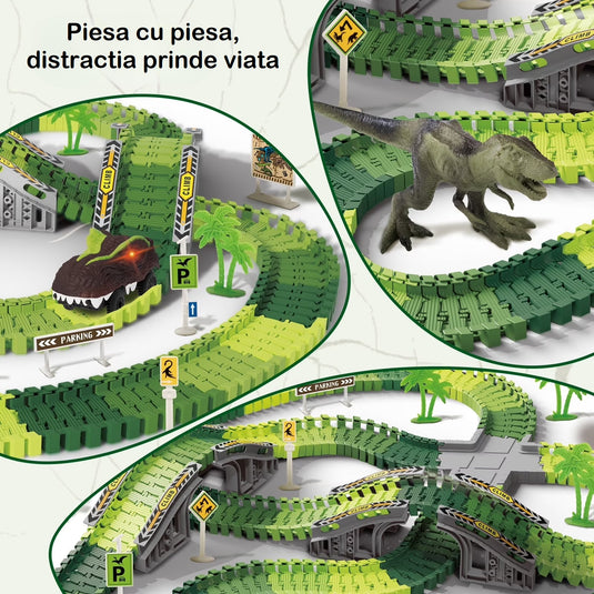Circuit cu mașinuță dinozaur Dino RacePark, imaginea 3