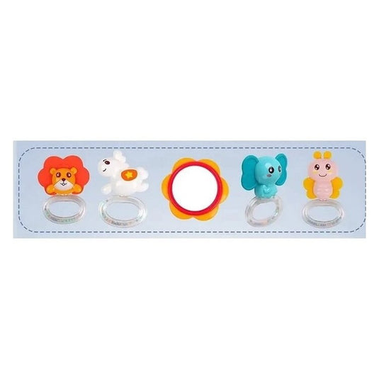 Resigilat: Antemergator si Salteluta cu Activitati 2in1 Multifunctional KiddySmart Indiggo® Covoras de Joaca cu Pian