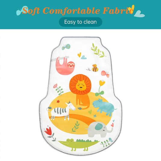 Salteluta de Joaca si Activitati 5in1 Multifunctional MiniPiano Indiggo® Covoras Muzical cu Lumini, Functie Bluetooth, Pian Detasabil, Perna Moale si Lavabila, Arcada cu Jucarii si Oglinda, Creativ si Interactiv, Baby Blue