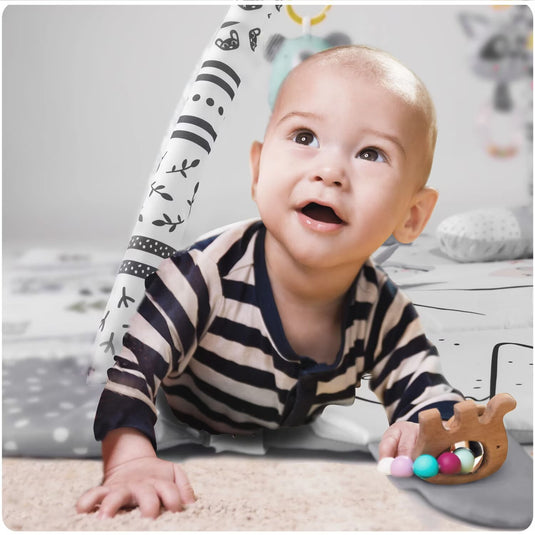 Saltea de activități gri BabyKING 3 în 1