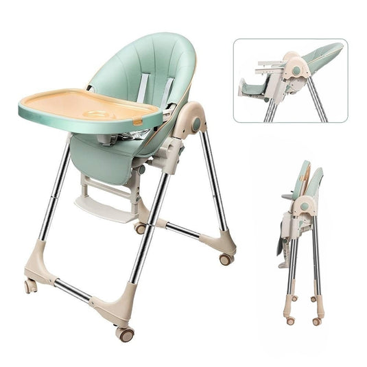 Scaun de masă verde mentă KinderVibe 5 în 1