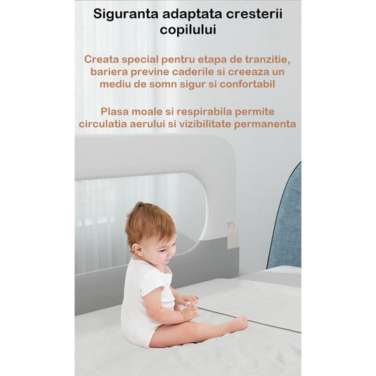Resigilat: Barieră protecție pat 200 cm SafeSleep