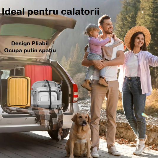 Cădiță pliabilă BabyMood gri