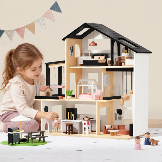 Căsuță de păpuși cu grădină BabyBoutique