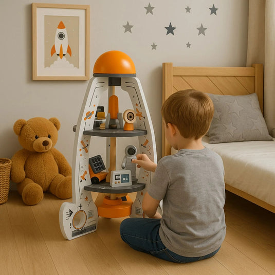 Rachetă spațială din lemn RocketShip