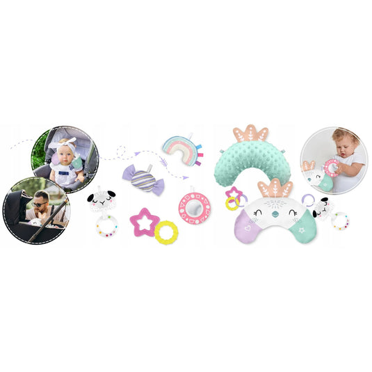 Saltea de activități roz BabyKING